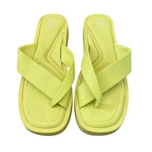 Franco Sarto Neon Yellow Sandals